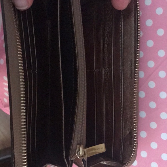 Burberry checkbook wallet tan with horses - Picture 5 of 6